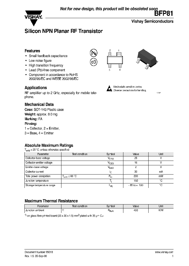BFP81_4246954.PDF Datasheet