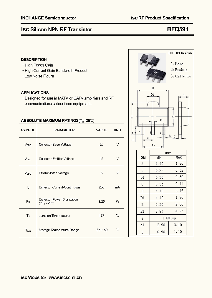BFQ591_4293573.PDF Datasheet