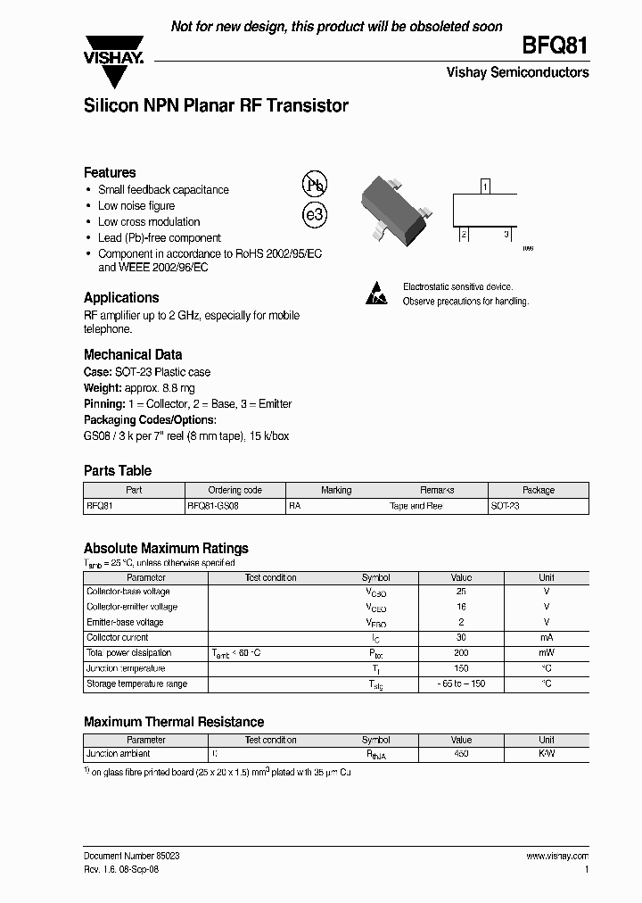 BFQ81-GS08_4286591.PDF Datasheet