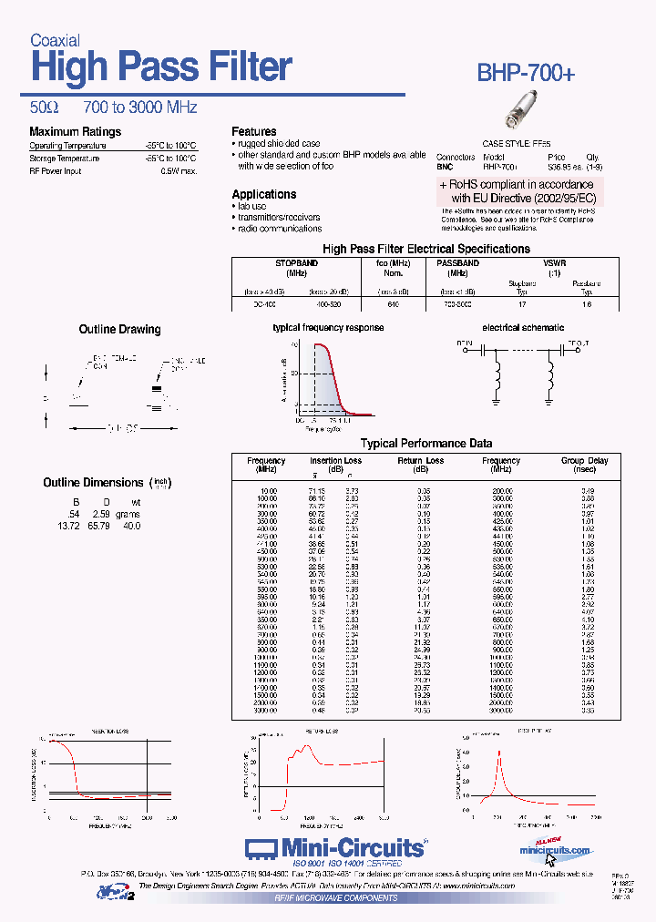 BHP-700_4549238.PDF Datasheet