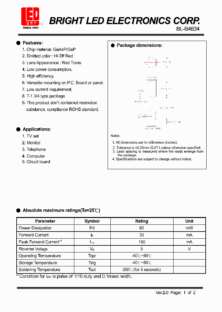 BL-B4634_4655809.PDF Datasheet