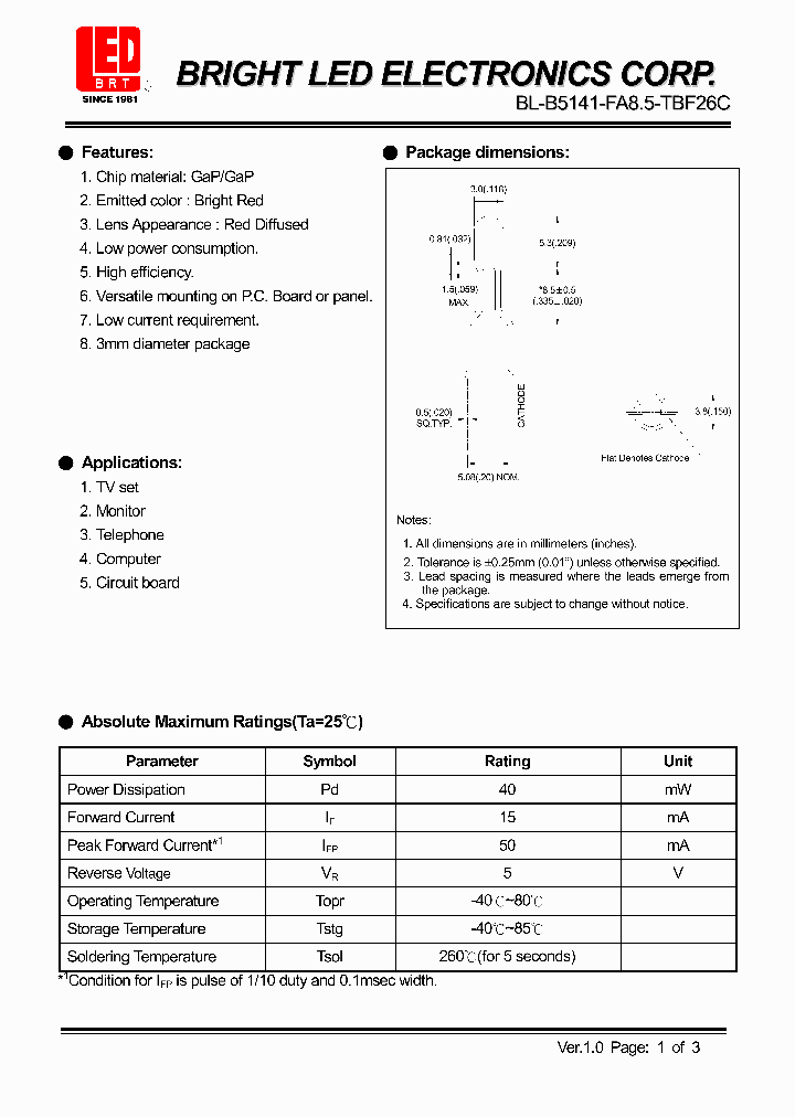 BL-B5141-FA85-TBF26C_4600759.PDF Datasheet