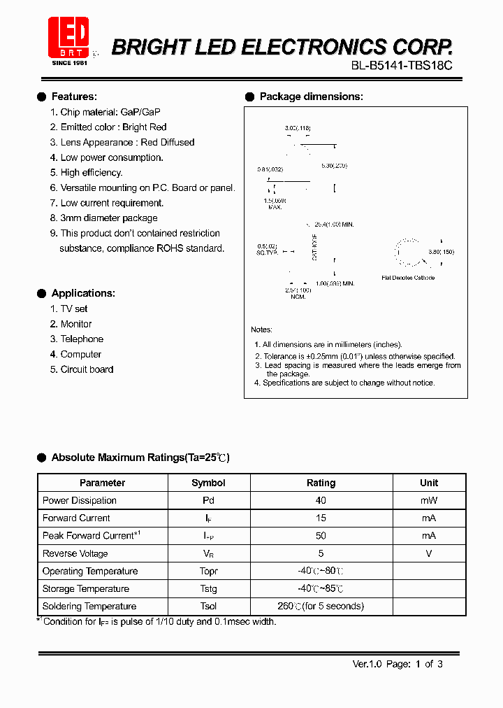 BL-B5141-TBS18C_4521534.PDF Datasheet