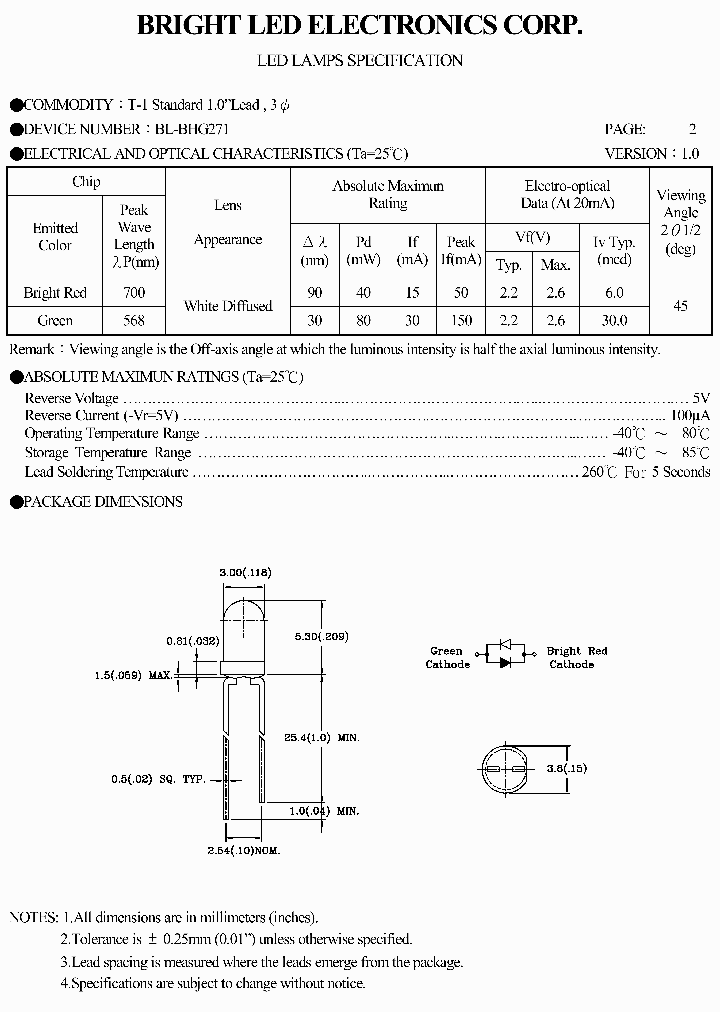 BL-BHG271_4310155.PDF Datasheet