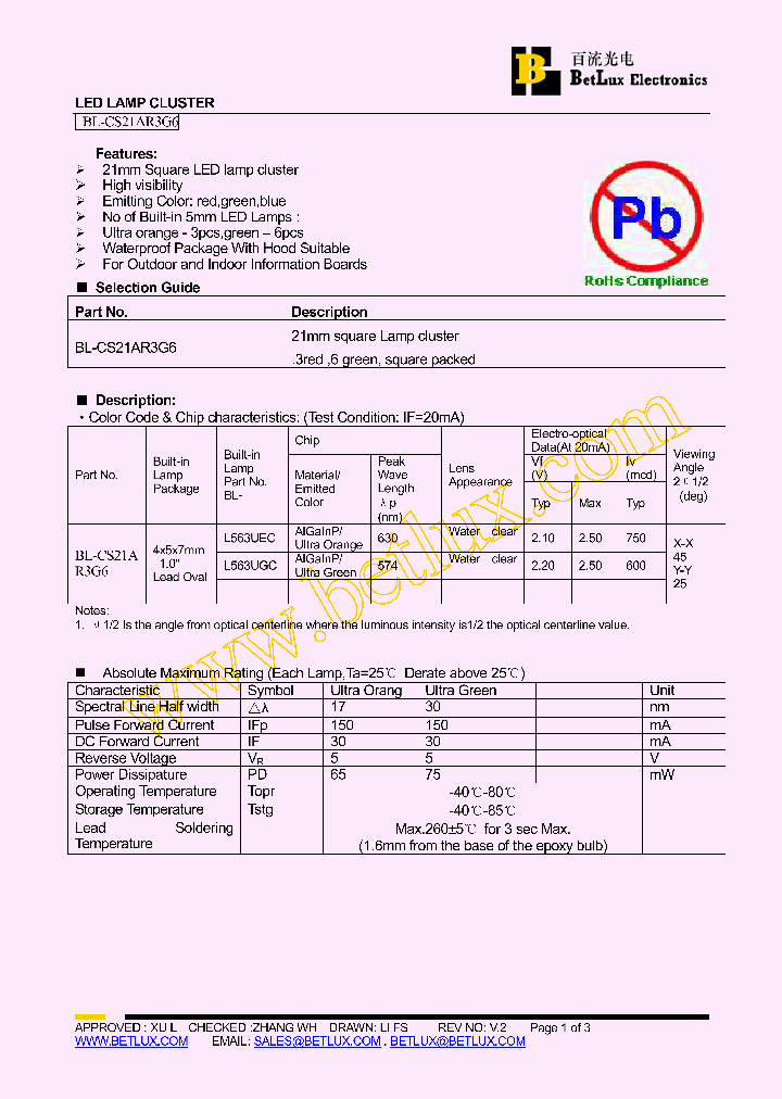 BL-CS21AR3G6_4657607.PDF Datasheet