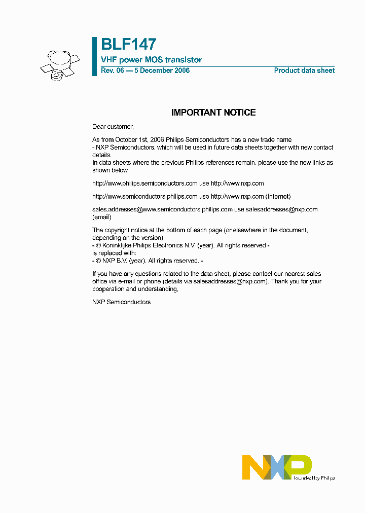 BLF147_4576780.PDF Datasheet