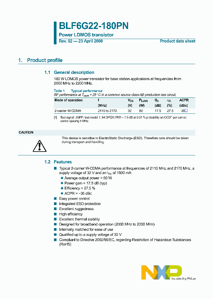 BLF6G22-180PN_4919457.PDF Datasheet