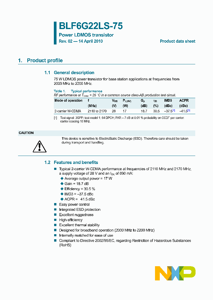 BLF6G22LS-7510_4880192.PDF Datasheet