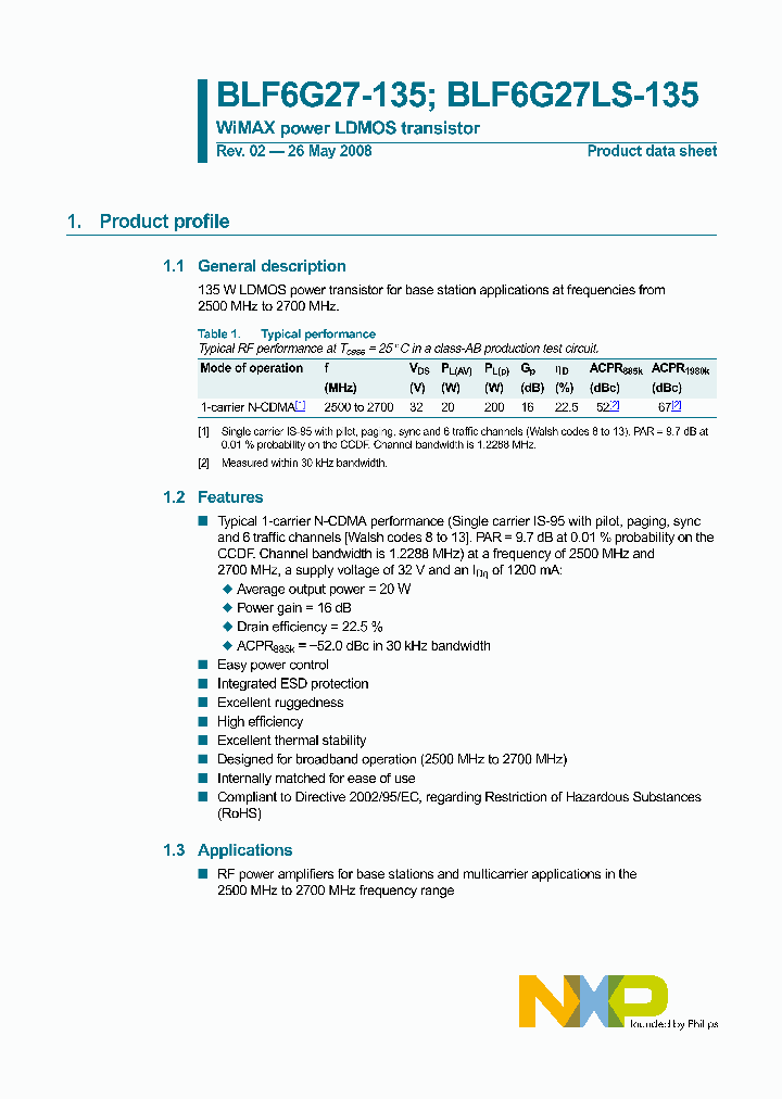 BLF6G27LS-135_4575286.PDF Datasheet