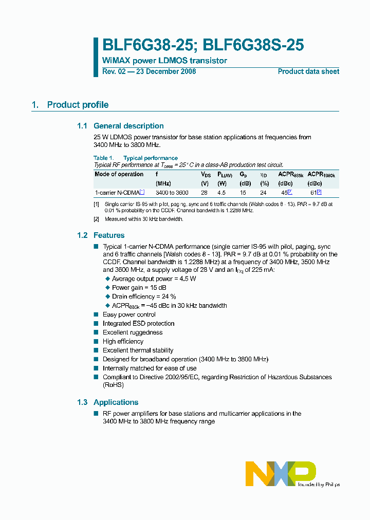 BLF6G38-25_4682557.PDF Datasheet
