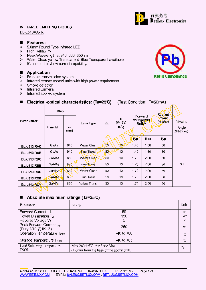 BL-L513IRBB_4664360.PDF Datasheet