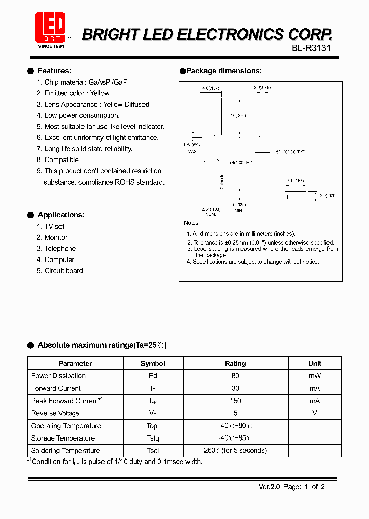 BL-R3131_4476024.PDF Datasheet