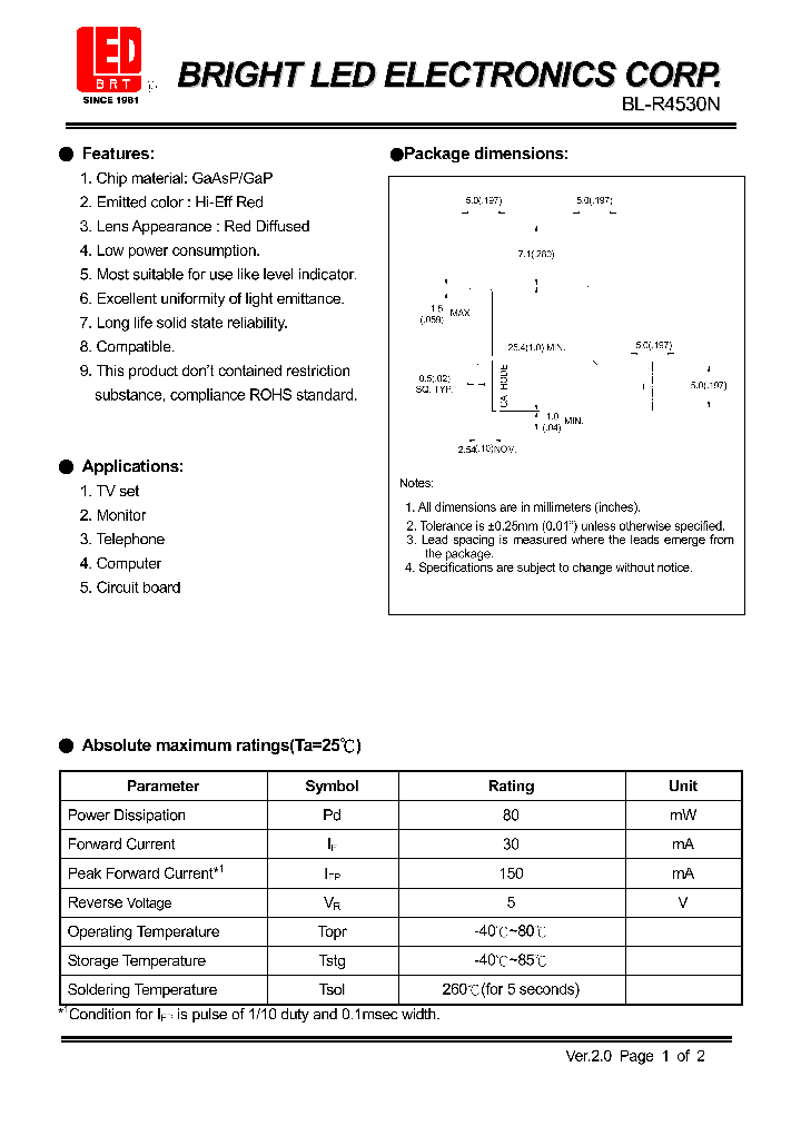BL-R4530N_4232430.PDF Datasheet