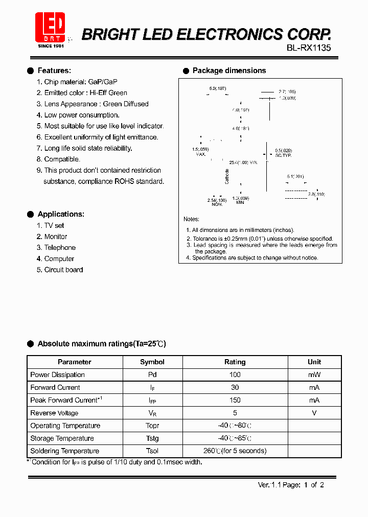 BL-RX1135_4781252.PDF Datasheet
