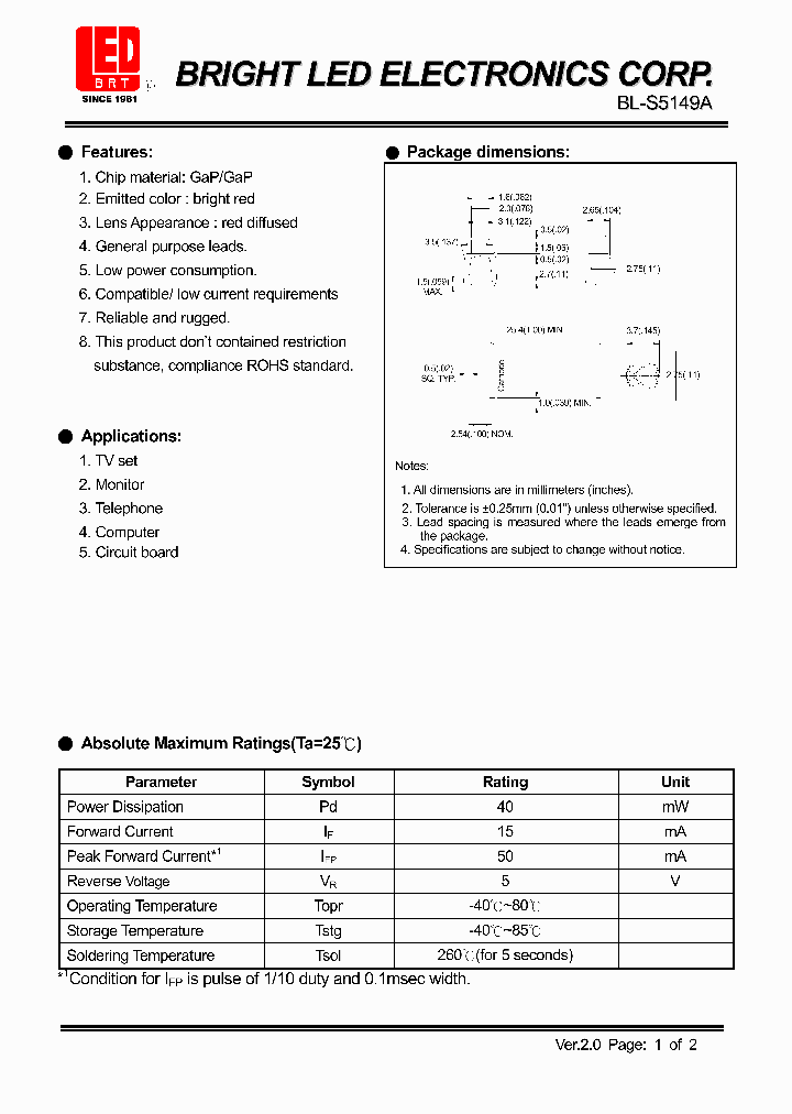 BL-S5149A_4216673.PDF Datasheet
