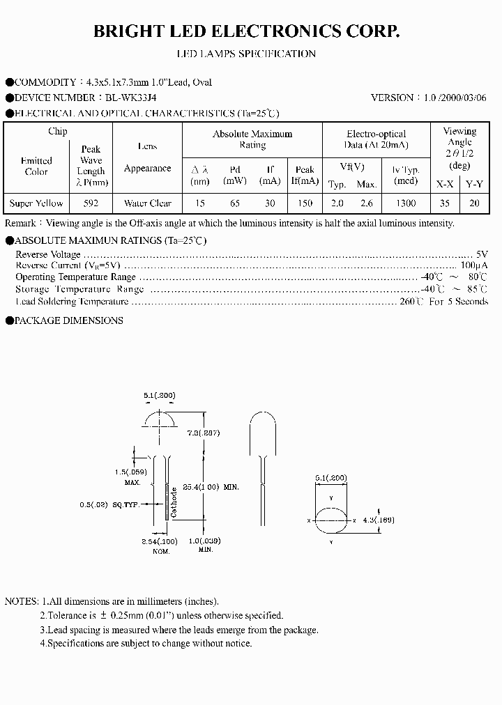 BL-WK33J4_4332724.PDF Datasheet