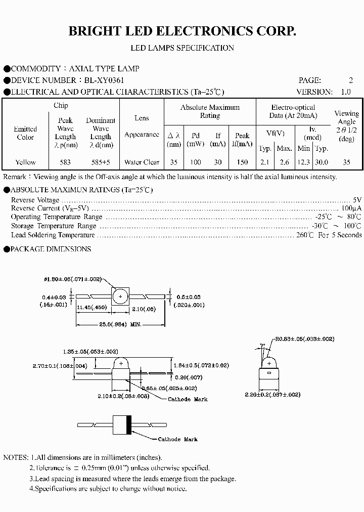 BL-XY0361_4879988.PDF Datasheet