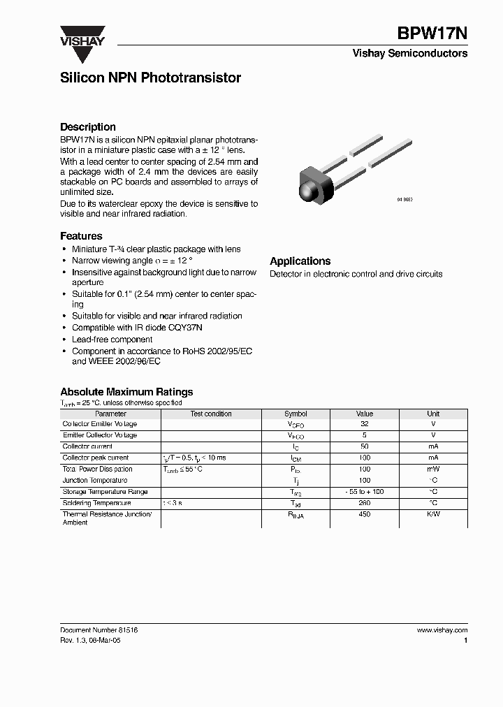 BPW17N05_4621006.PDF Datasheet