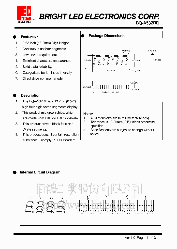 BQ-A532RD_4850565.PDF Datasheet