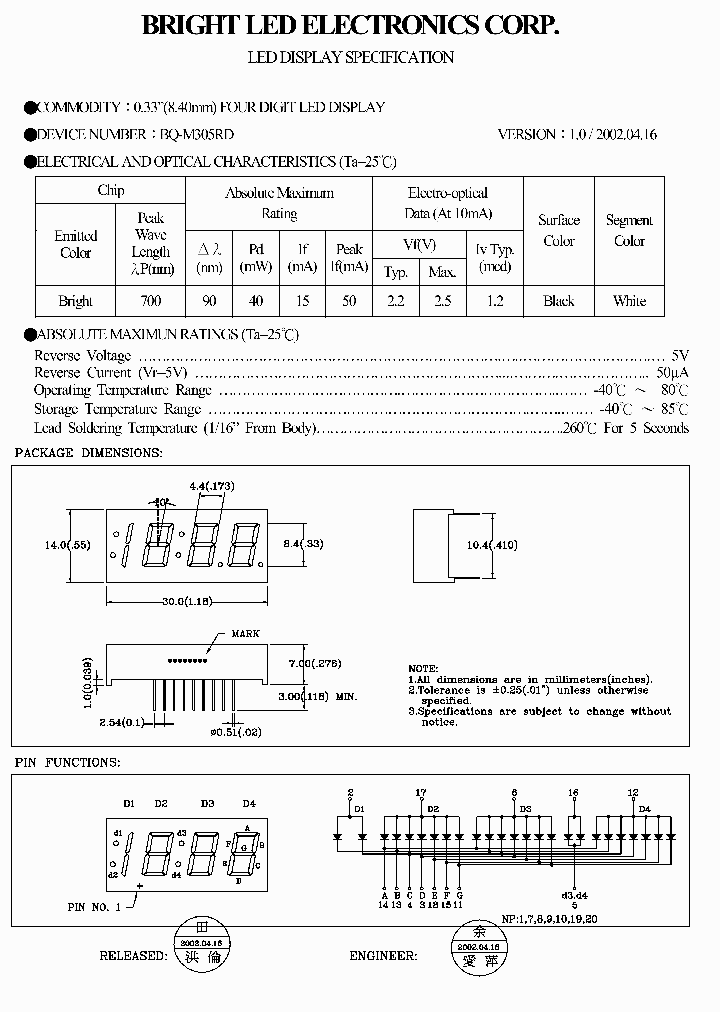 BQ-M305RD_4242172.PDF Datasheet