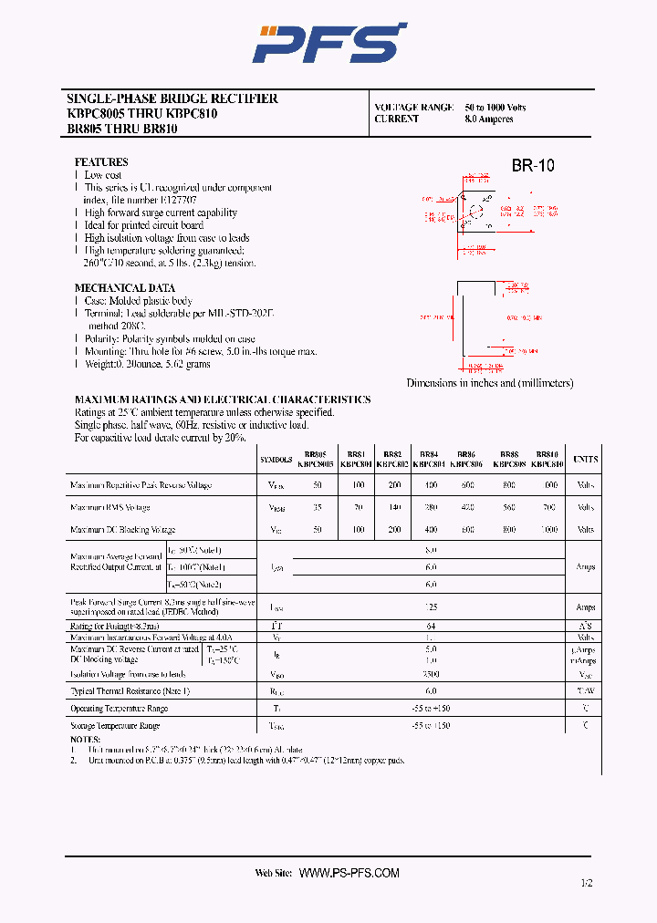 BR805KBPC8005_4851151.PDF Datasheet