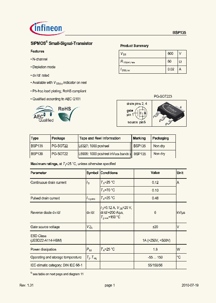 BSP13510_4917748.PDF Datasheet