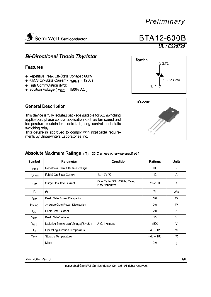 BTA12-600B_4362627.PDF Datasheet