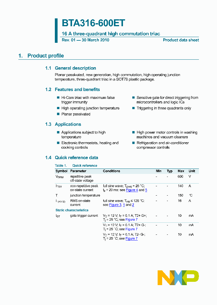 BTA316-600ET_4555551.PDF Datasheet