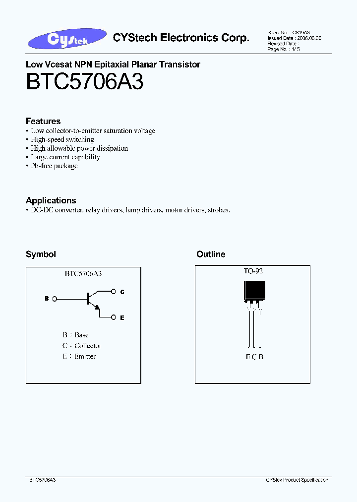 BTC5706A3_4525914.PDF Datasheet