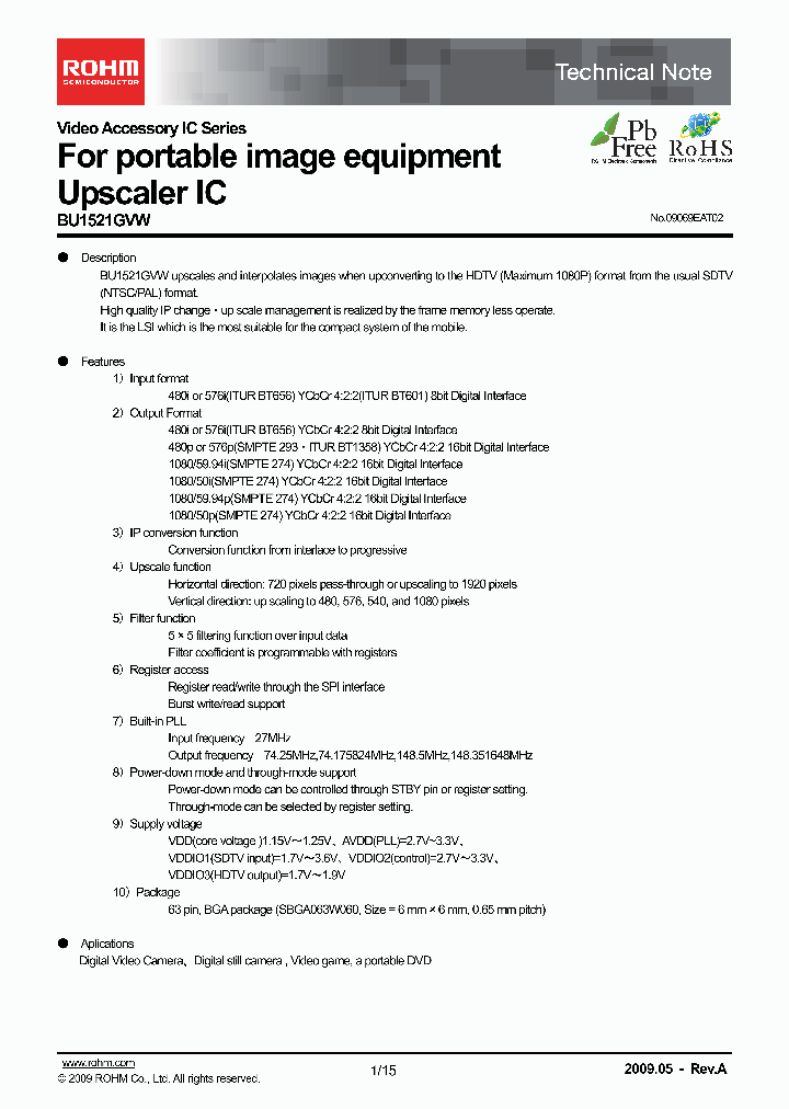 BU1521GVW_4590137.PDF Datasheet