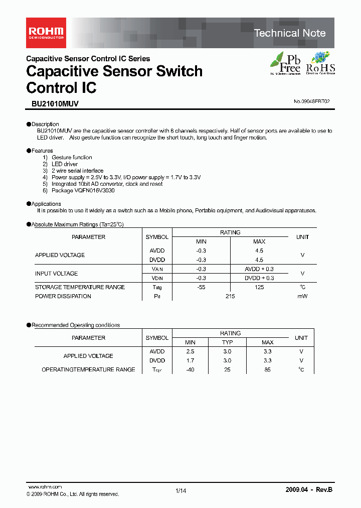 BU21010MUV_4563778.PDF Datasheet