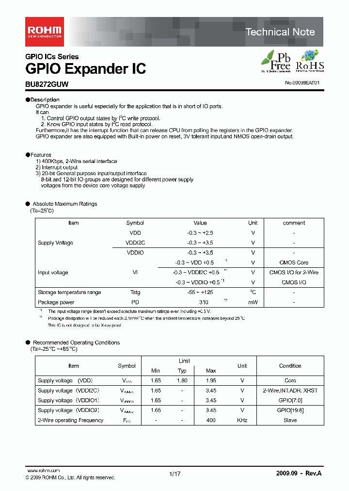 BU8272GUW_4607329.PDF Datasheet