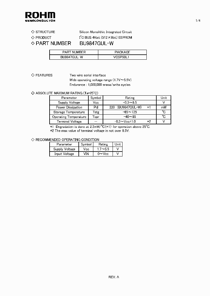 BU9847GUL-W_4805950.PDF Datasheet