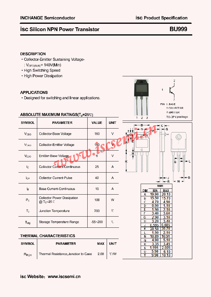 BU999_4772587.PDF Datasheet