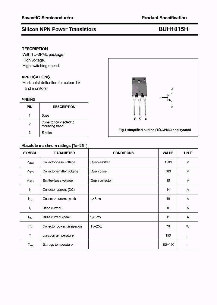 BUH1015HI_4624444.PDF Datasheet