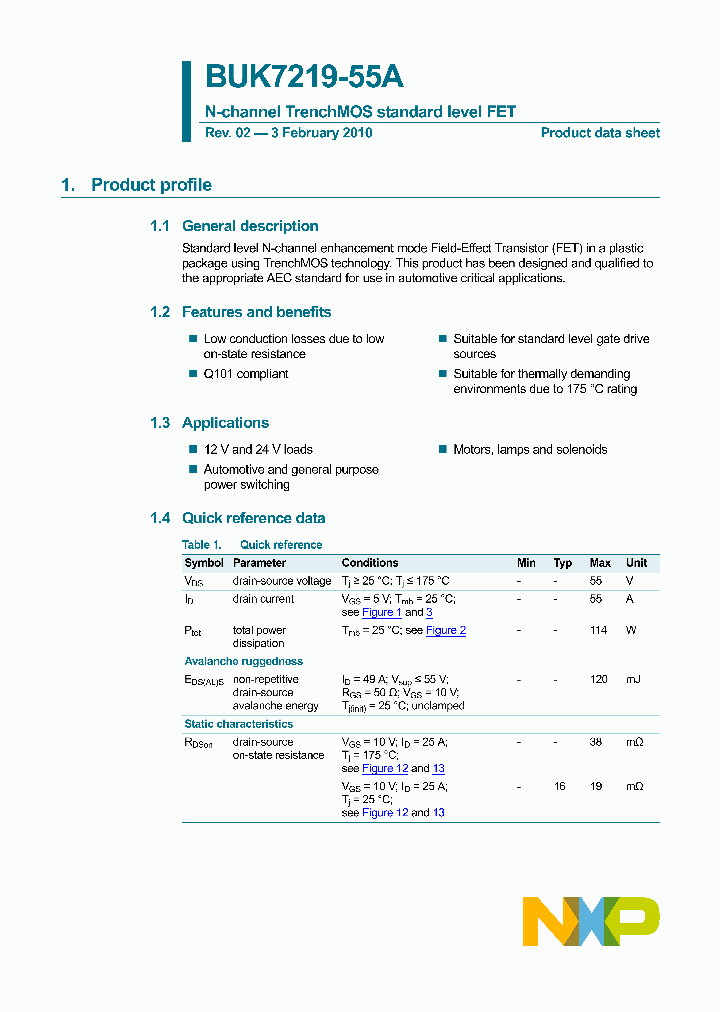 BUK7219-55A_4632516.PDF Datasheet