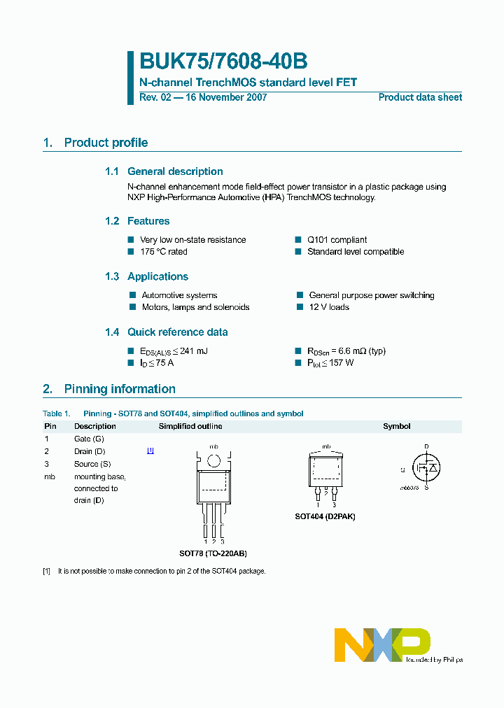 BUK7508-40B_4179915.PDF Datasheet