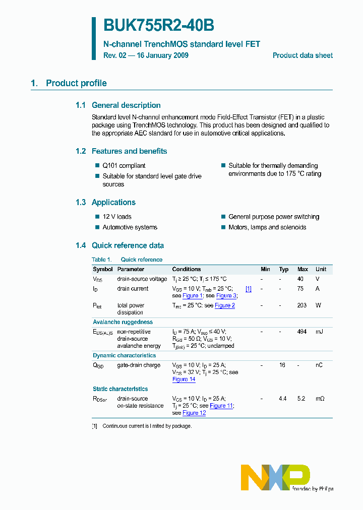 BUK755R2-40B_4632722.PDF Datasheet