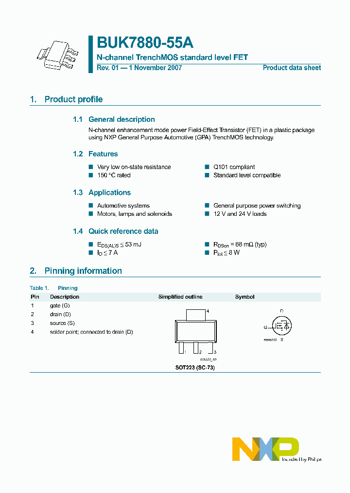 BUK7880-55A_4282604.PDF Datasheet