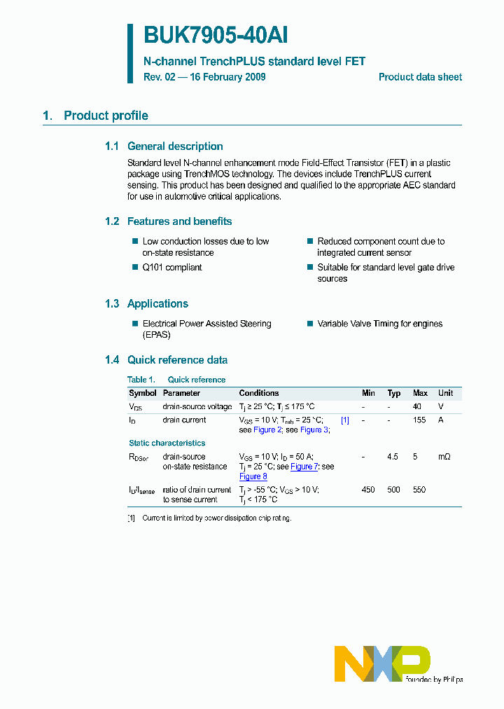 BUK7905-40AI_4578907.PDF Datasheet