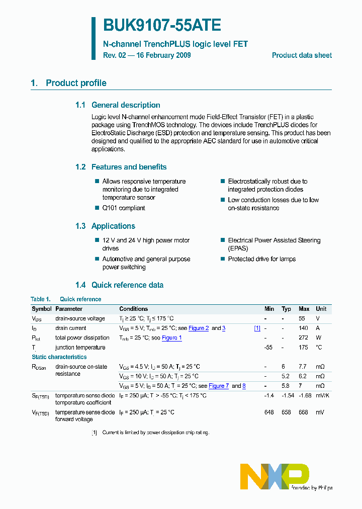 BUK9107-55ATE_4889869.PDF Datasheet