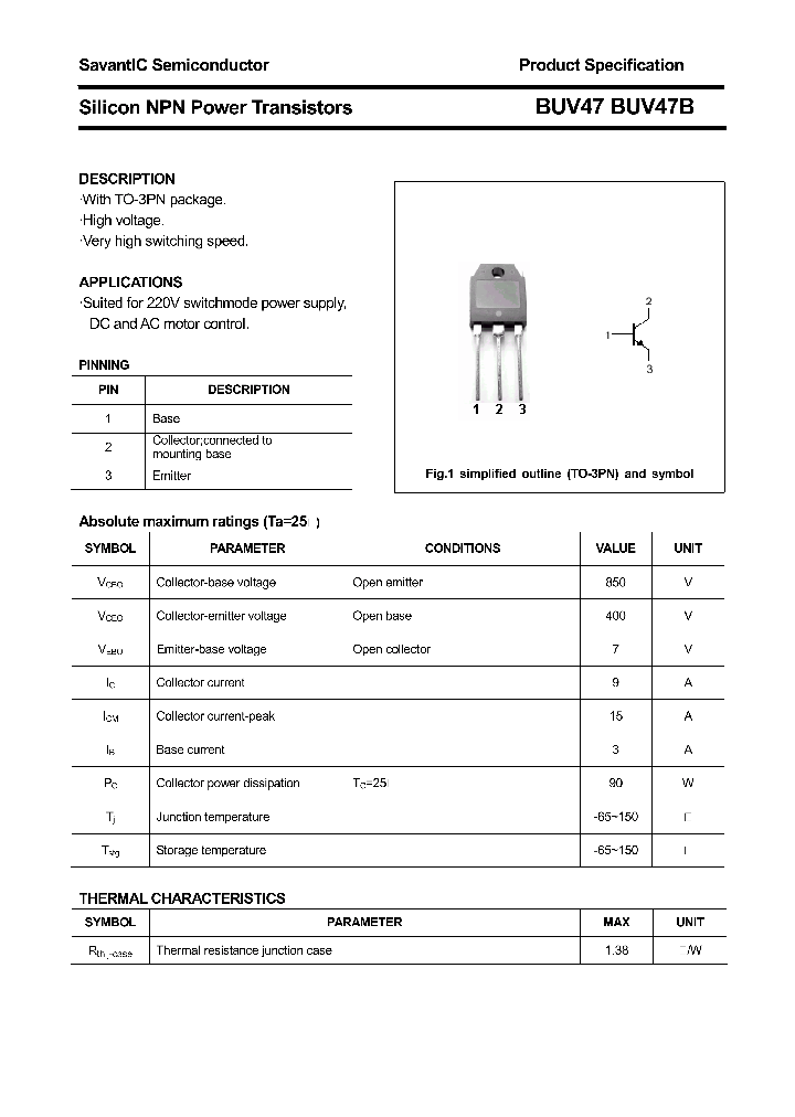 BUV47_4423143.PDF Datasheet