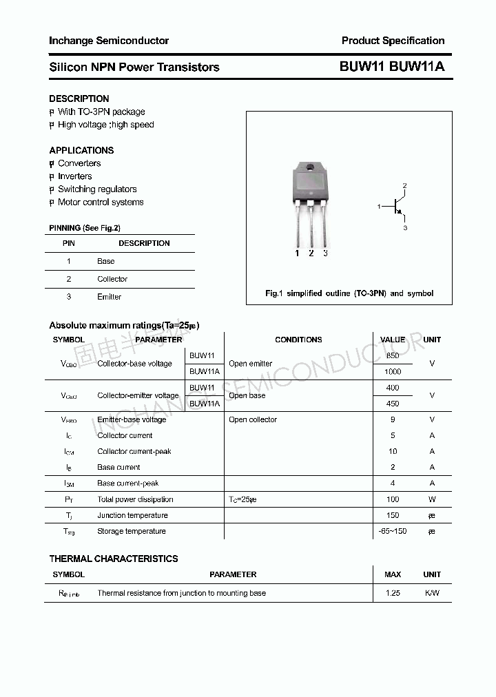 BUW11_4305634.PDF Datasheet