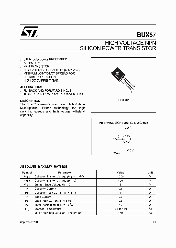 BUX87_4913783.PDF Datasheet