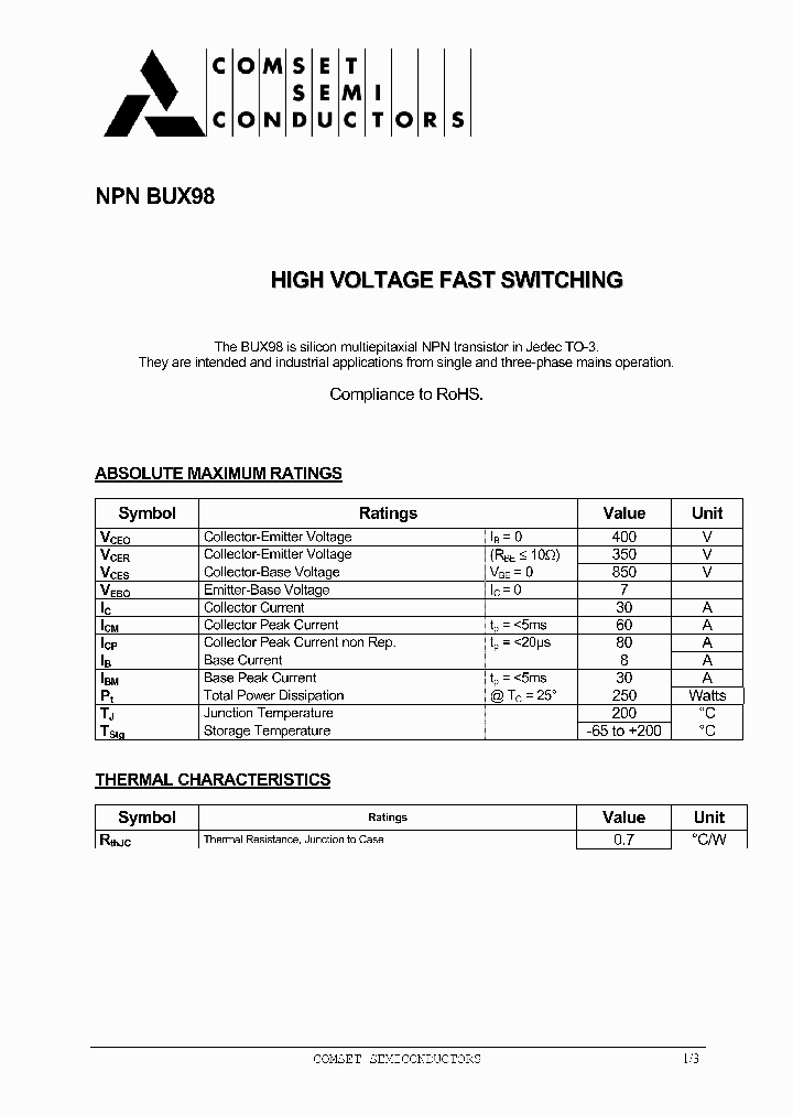 BUX98_4607371.PDF Datasheet