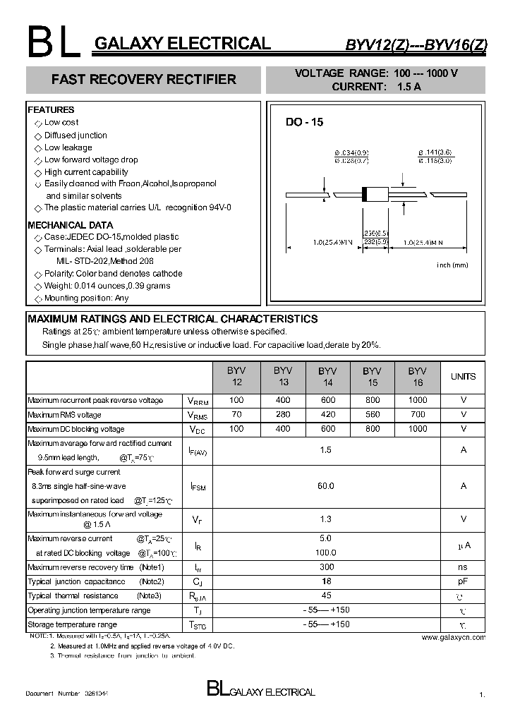 BYV16_4246458.PDF Datasheet