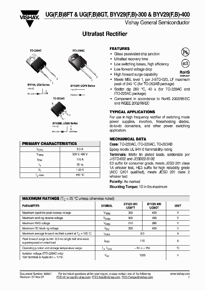 BYV29-300_4260305.PDF Datasheet