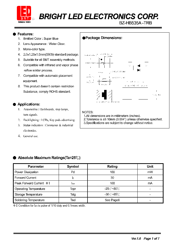 BZ-HB535A-TRB_4515782.PDF Datasheet