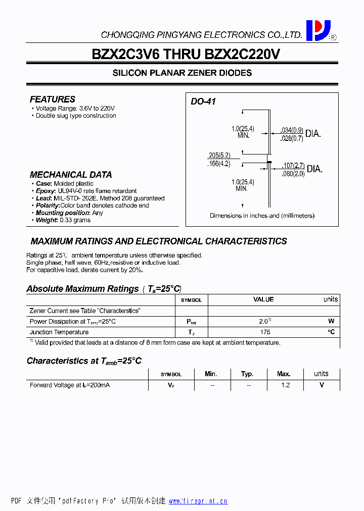 BZX2C130V_4590900.PDF Datasheet