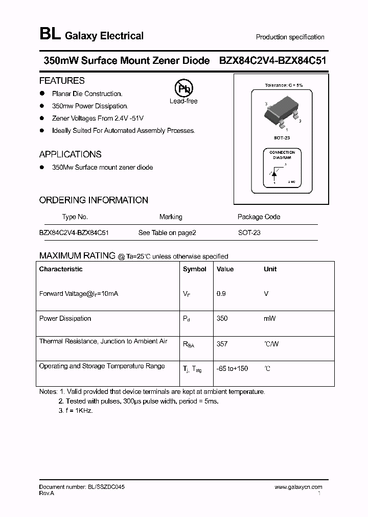 BZX84C3V9_4177866.PDF Datasheet